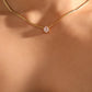 18K Gold Stainless Steel Water Droplets Chain Necklace