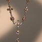 Dichroic Glass Chain Necklace