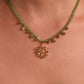 14K Real Gold Plated Sun Garden Necklace