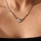 Platinum Plated Sea Shell Pearls Necklace