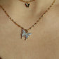 24K Gold Butterfly Thin Layer Necklace