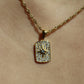 18K Gold Stainless Steel Star Necklace