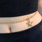 18K Real Gold Plated Diamond Starfish Necklace