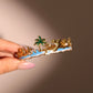 18K Gold Stainless Steel Coconut Tree Ocean Bracelet