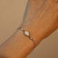925 Sterling Silver Sea Shell Bracelet