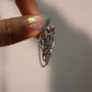 Stainless Steel Chain Hoop Earrings