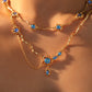 Deep Blue Moonstone Necklace Duo Pack