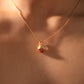 18K Real Gold Plated Cross Pinecone Necklace