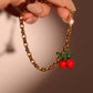18K Real Gold Plated Cherry Pearls Bracelet