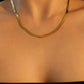 18K Real Gold Plated Stainless Steel Chain Necklace