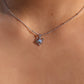 925 Sterling Silver Moonstone Heart Necklace