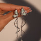 Butterfly Pearls Dangle Earrings