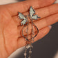 Butterfly Pearls Dangle Earrings
