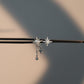 Diamond Pole Star Earrings