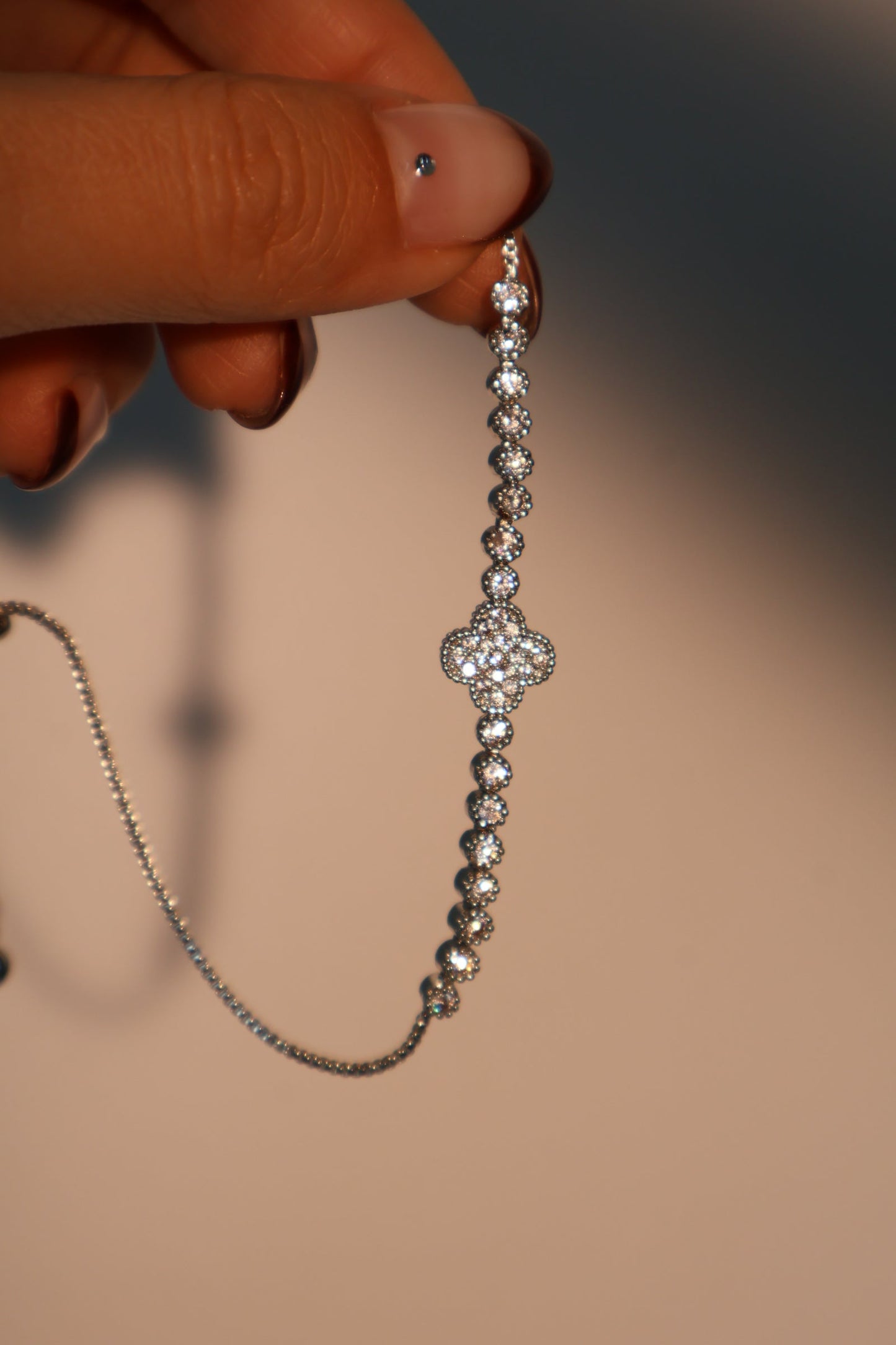 Diamond Lucky Leaf Bracelet