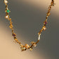 18K Real Gold Plated Rose Garden Necklace