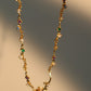 18K Real Gold Plated Rose Garden Necklace