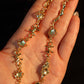 18K Real Gold Plated Multi Opal Twist Necklace
