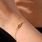 18K Gold Vermeil Evil Eye Bracelet