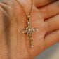 14K Real Gold Plated Eternal Cross Necklace