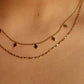 18K Gold Stainless Steel Star Layers Necklace