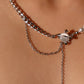 Moonlight Saturn Star Pearl Chain Necklace