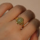 18K Real Gold Stainless Steel Natural Jade Ring