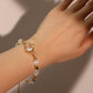 18K Real Gold Plated White Moonlight Bracelet