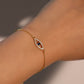 18K Gold Vermeil Evil Eye Bracelet