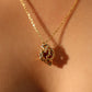18K Real Gold Plated Heart Necklace