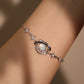 925 Sterling Silver Moonstone Saturn Star Bracelet