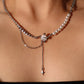 Moonlight Saturn Star Pearl Chain Necklace