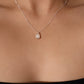 925 Sterling Silver Pearl Shell Necklace
