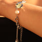 Jade Pearl Silver Bracelet