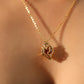 18K Real Gold Plated Heart Necklace
