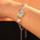 Jade Pearl Silver Bracelet