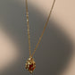 18K Real Gold Plated Heart Necklace