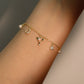 18K Real Gold Plated Magic Moon Star Bracelet