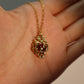 18K Real Gold Plated Heart Necklace