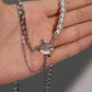 Moonlight Saturn Star Pearl Chain Necklace