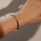 18K Gold Stainless Steel Diamond Star Bracelet