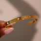 18K Gold Stainless Steel Diamond Star Bracelet