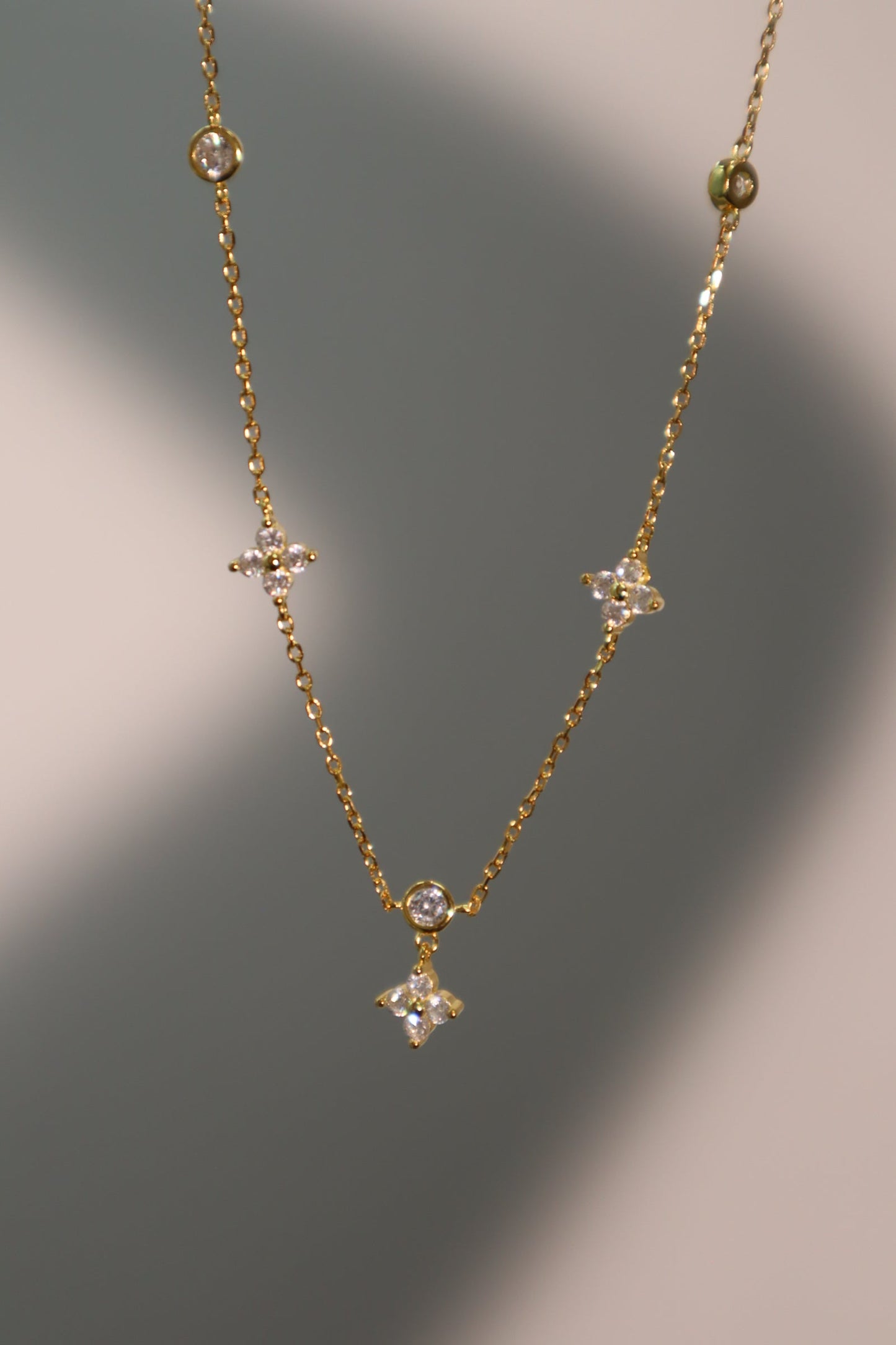 18K Gold Vermeil Lucky Leaf Necklace