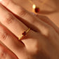 24K Gold Vermeil Heart Ring