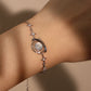 925 Sterling Silver Moonstone Saturn Star Bracelet