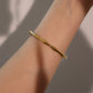 18K Gold Stainless Steel Bamboo Bracelet