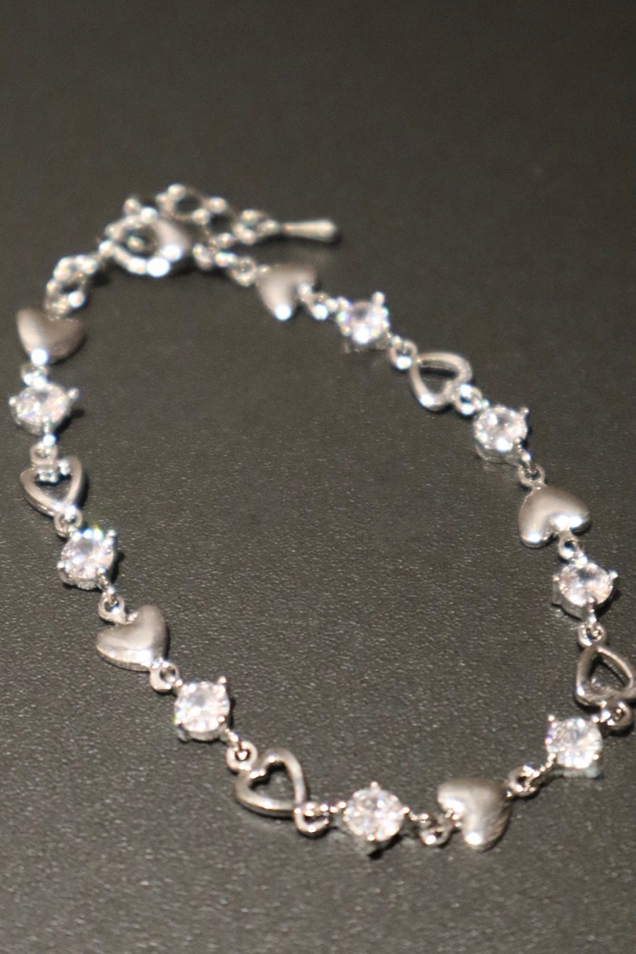 Diamond Heart Bracelet
