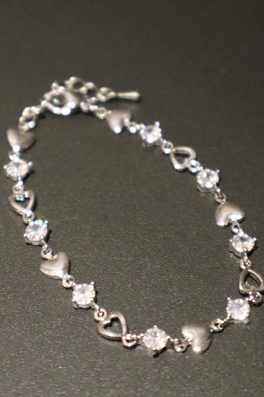 Diamond Heart Bracelet
