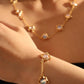 Multi Wearing Moonstones Bracelet Necklace (Waist Chain)
